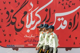 &laquo;عهد سربازی&raquo; نیرو&zwnj;های مسلح با امام زمان (عج) در جمکران&lrm;&lrm;
