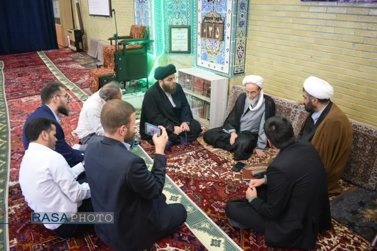دیدار مدیرعامل خبرگزاری رسا با آیت&zwnj;الله جواد باقری بنابی