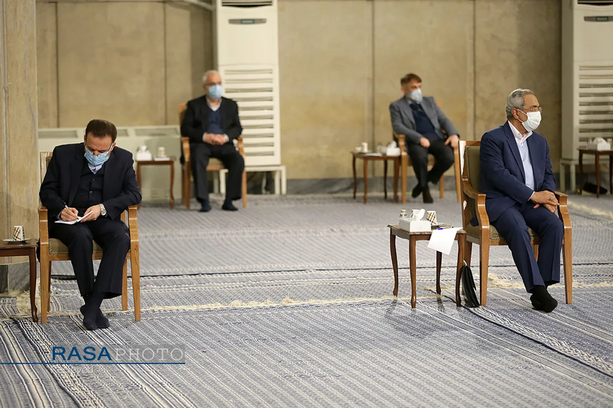 دیدار اعضای شورای&zwnj;عالی هماهنگی اقتصادی با رهبر معظم انقلاب اسلامی