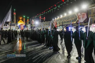 آیین سنتی &laquo;مشق شمشیر&raquo; نجفی&zwnj;های مقیم قم