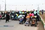 راهپیمایی کالسکه ای پدر و مادرها با عنوان "امید آینده"