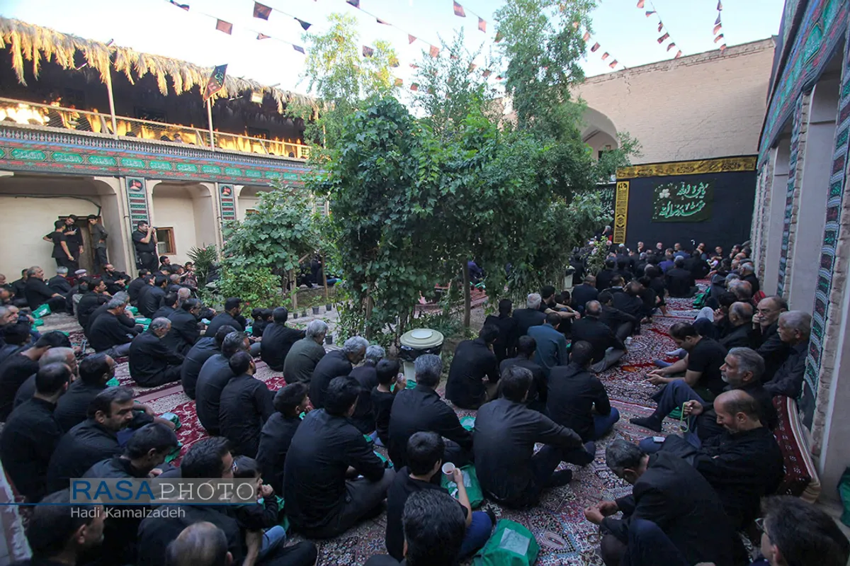 مراسم عزاداری سنتی حسن حسین (ع) در حسینیه گود بیرجند&lrm;