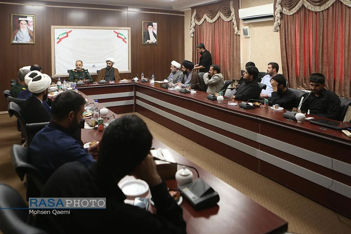 بازدید سردار موحد فرمانده سپاه استان قم بمناسبت روز خبرنگار از خبرگزاری رسا