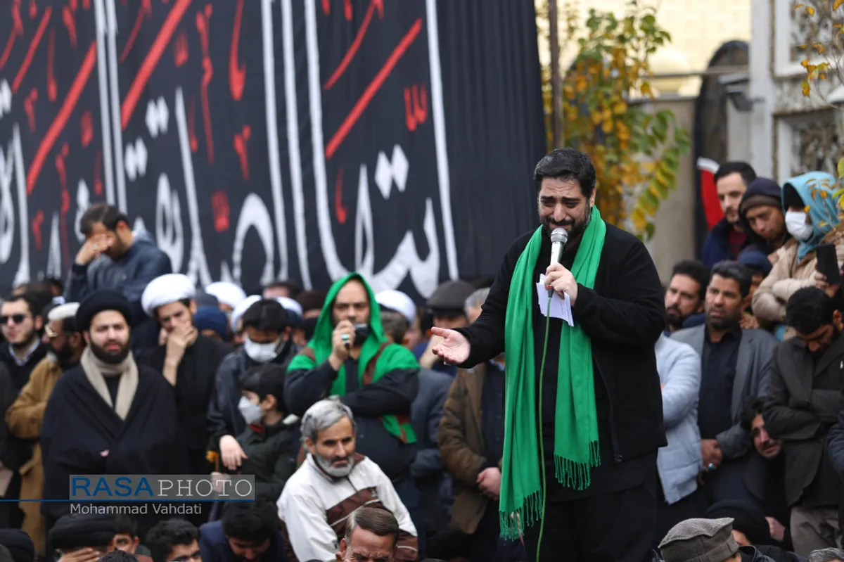 عزاداری شهادت حضرت زهرا (سلام الله علیها) با حضور حضرت آیت الله وحید خراسانی