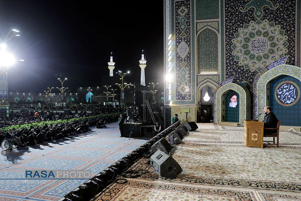 مراسم احیا شب نوزدهم ماه مبارک رمضان در حرم مطهر رضوی