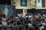آخرین شب عزاداری شهادت حضرت زهرا (سلام&zwnj;الله&zwnj;علیها) با حضور رهبر انقلاب