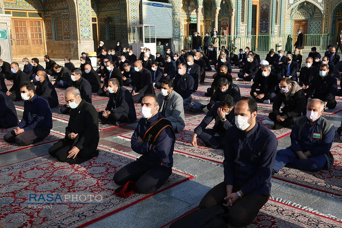 خطبه&zwnj;خوانی خادمان حرم کریمه اهل&zwnj;بیت (س) در روز شهادت امام موسی کاظم (ع)