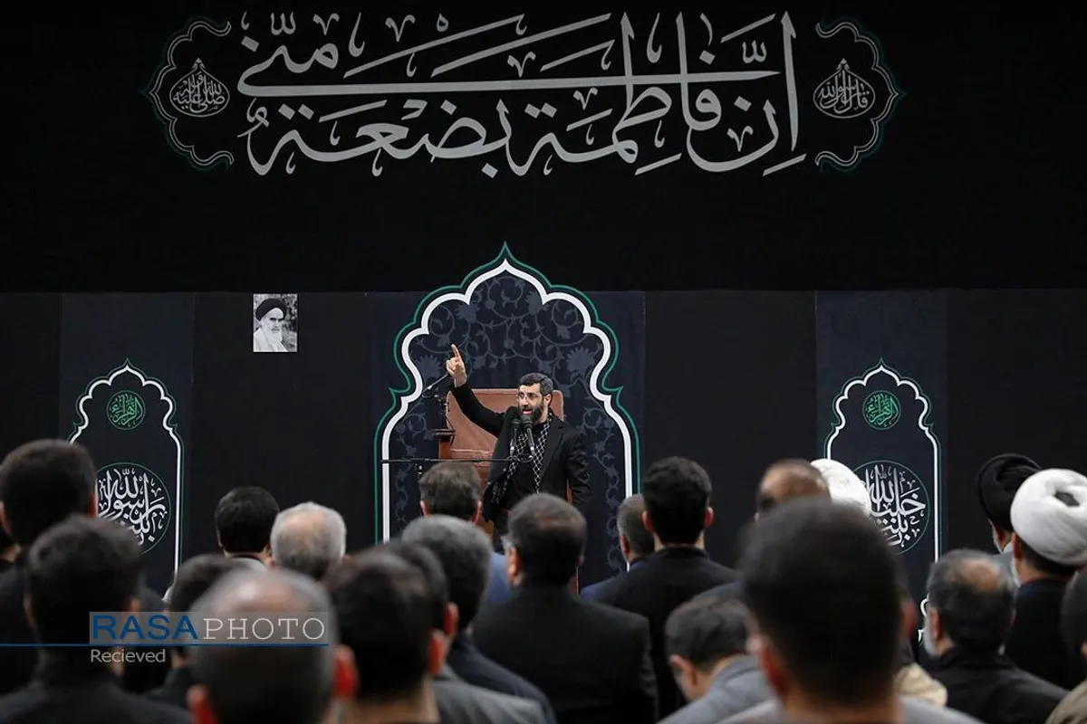 دومین شب مراسم عزاداری حضرت زهرا (سلام&zwnj;الله&zwnj;علیها) با حضور رهبر انقلاب