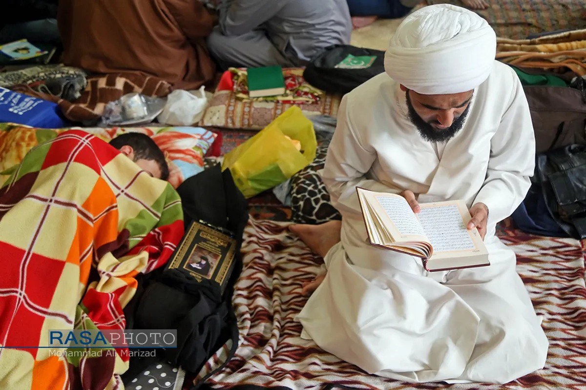 آیین معنوی اعتکاف در قم