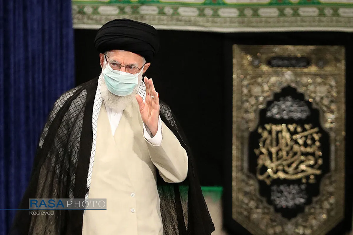 مراسم عزاداری شهادت امام رضا (ع) با حضور مقام معظم رهبری
