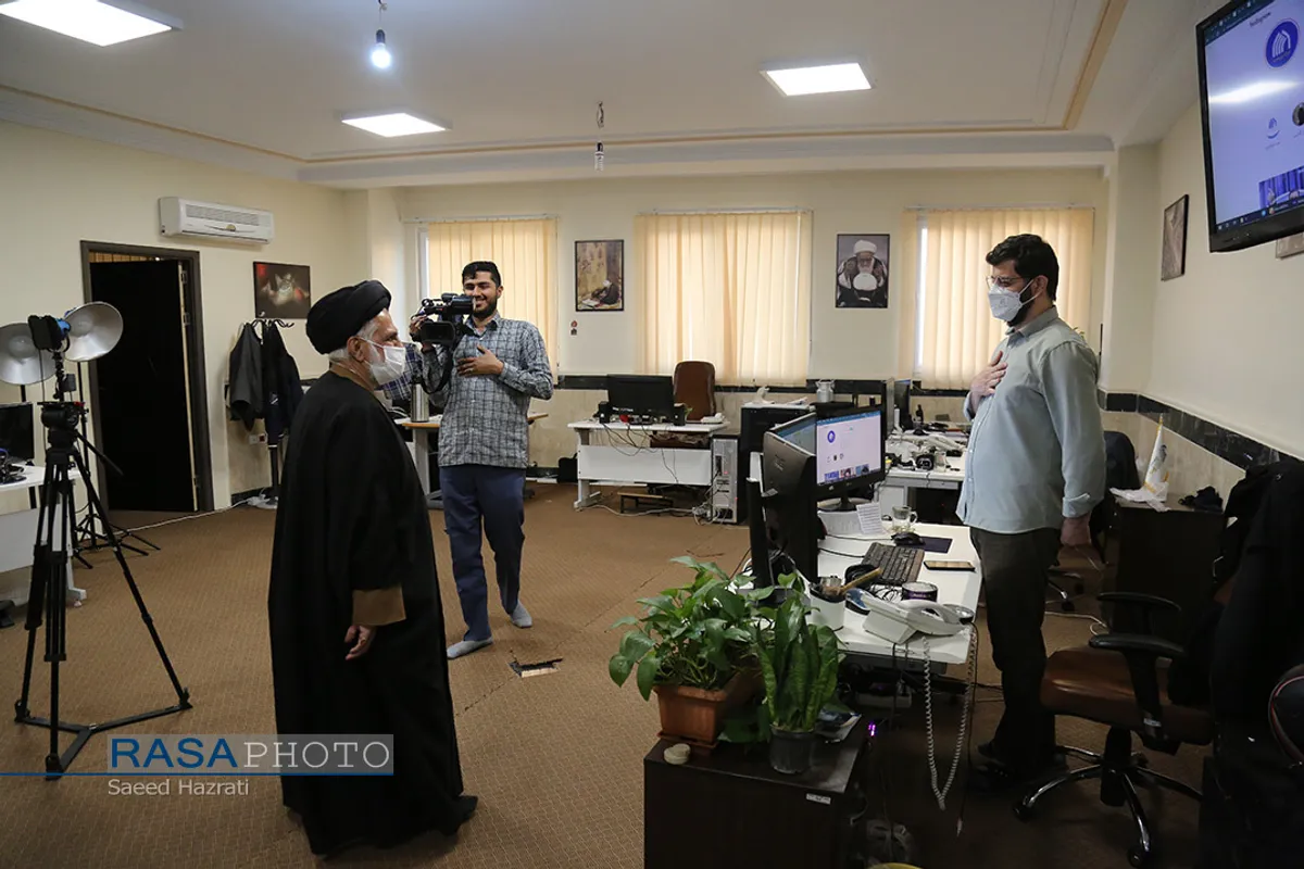 بازدید رئیس مرکز بسیج اساتید، مدیران و نخبگان حوزه علمیه قم از خبرگزاری رسا