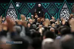 عزاداری شام شهادت حضرت فاطمه&zwnj;زهرا (سلام&zwnj;الله&zwnj;علیها) با حضور رهبر انقلاب