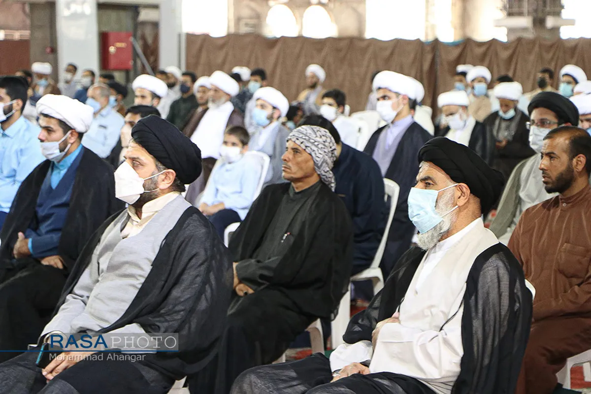 دیدار انتخاباتی طلاب جوان و فضلا با نماینده ولی فقیه در خوزستان&lrm;