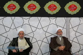 مراسم سوگواری حضرت اباعبدالله&zwnj;الحسین(ع) در هیئت ثارالله قم&lrm;