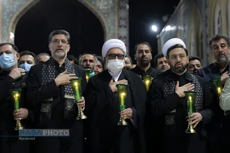 مراسم شام&zwnj;غریبان حضرت سید الشهداء (علیه السلام) در حرم مطهر رضوی