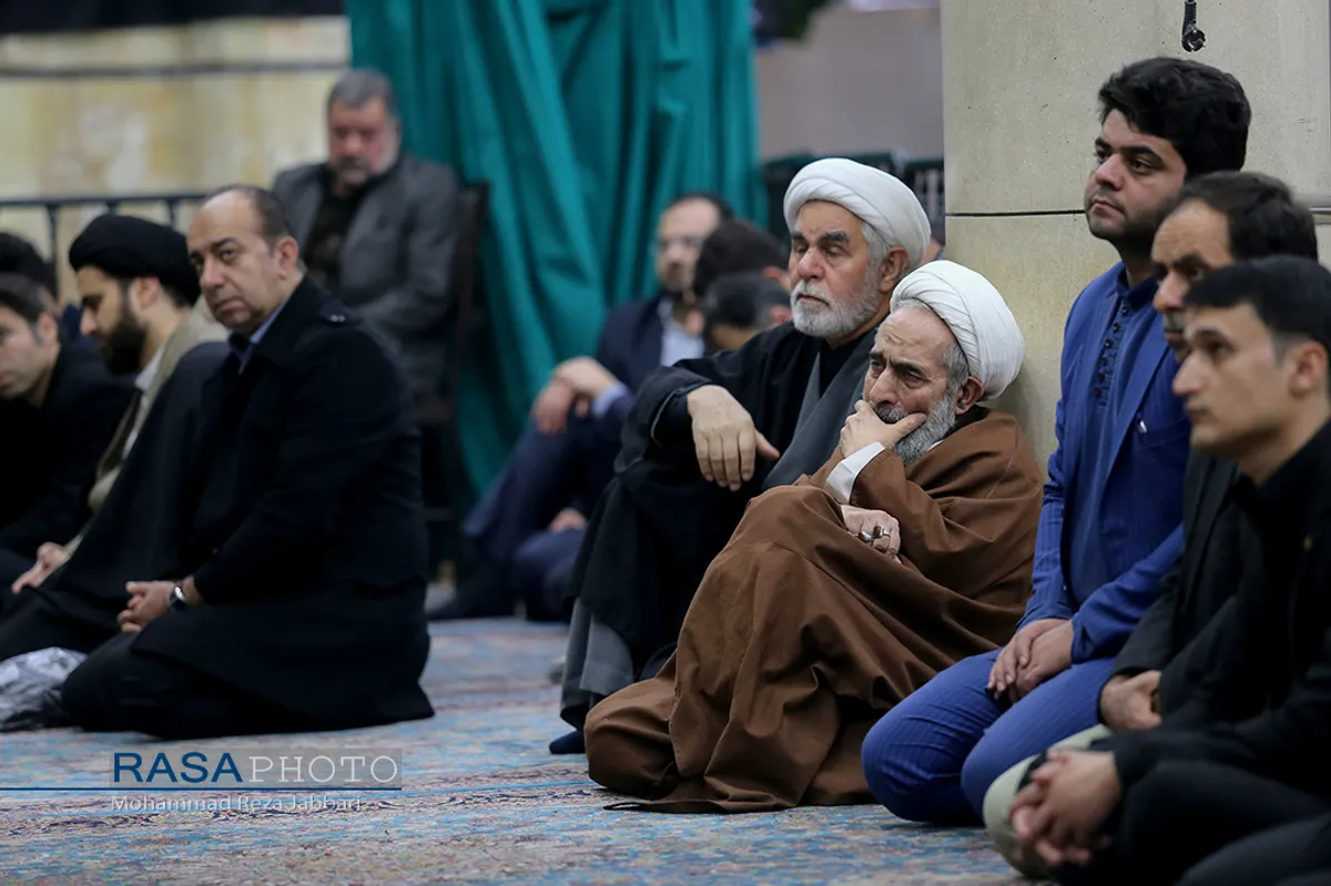 مراسم چهلمین روز رحلت مرحوم آیت الله هاشمی شاهرودی در مسجد اعظم قم
