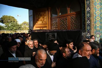 تشییع همسر آیت الله شبیری زنجانی