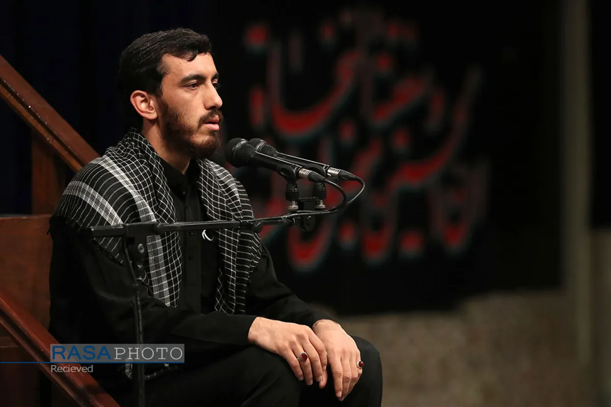 مراسم عزاداری شهادت امام رضا (ع) با حضور مقام معظم رهبری