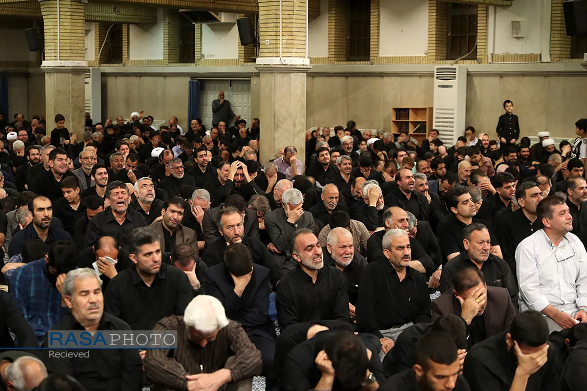 مراسم سوگواری سالروز شهادت مولای متقیان امام علی(ع) با حضور مقام معظم رهبری