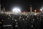 اجتماع هیئات مذهبی قم با شعار &laquo;مسلم دیگر تنها نخواهد ماند&raquo; در حرم مطهر