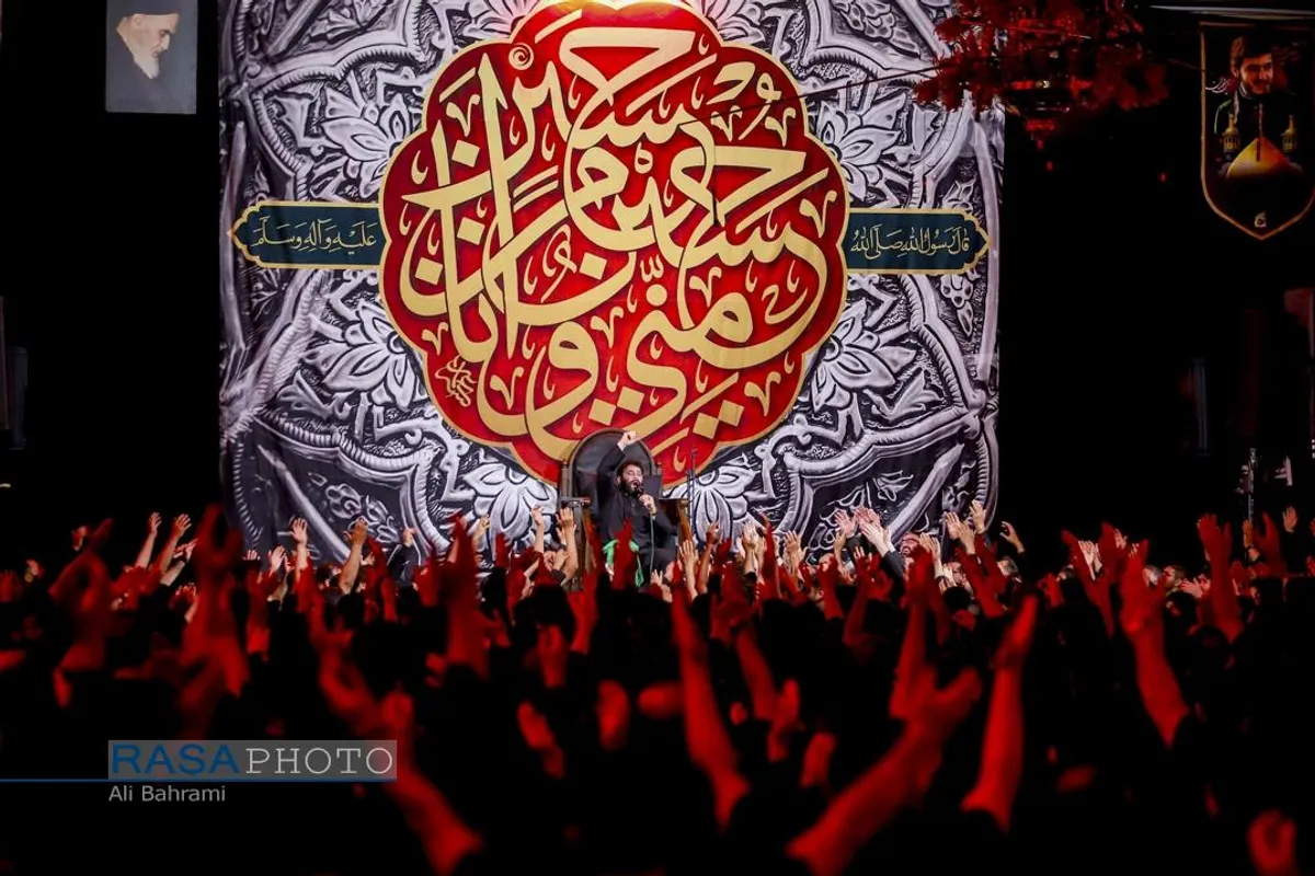 سومین شب عزاداری هیئت رزمندگان اسلام قم در دهه اول محرم ۱۴۴۷