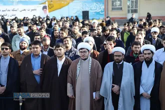 تجمع انقلابی طلاب، اساتید و روحانیون حوزه&zwnj;های علمیه تبریز در سالروز یوم الله ۹ دی
