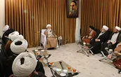 دیدار نماینده ولی‌فقیه و ائمه جمعه آذربایجان غربی با آیت‌الله نوری همدانی