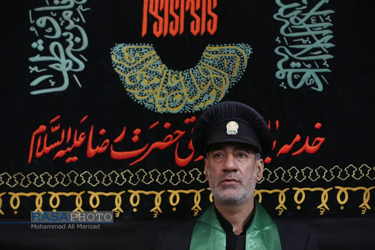 آیین شمع گردانی و خطبه خوانی شام وفات حضرت معصومه (س)