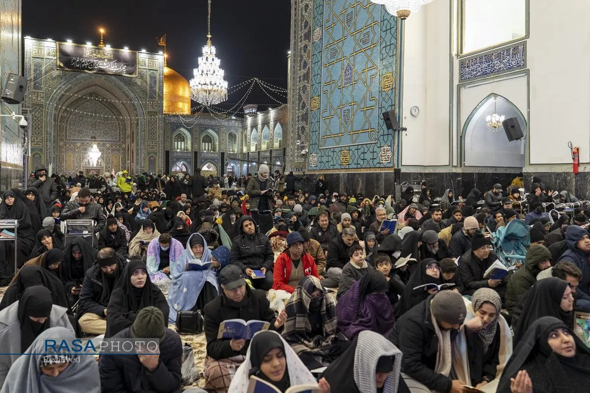 احیا شب بیست و یکم ماه مبارک رمضان ۱۴۰۴ در حرم مطهر رضوی