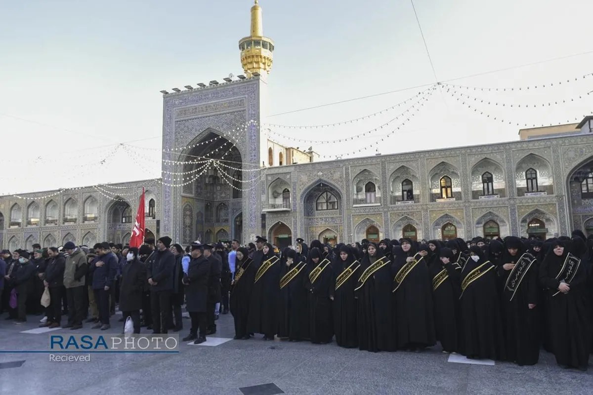 عزاداری روز شهادت حضرت امام موسی بن جعفر (علیه&zwnj;السلام) در حرم مطهر رضوی