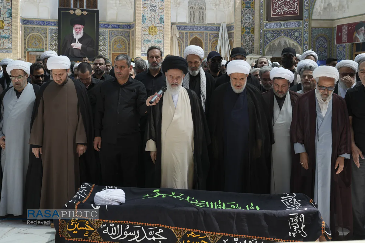 تشییع و اقامه نماز بر پیکر مرحوم حجت الاسلام&zwnj; والمسلمین مرتضی مقدس
