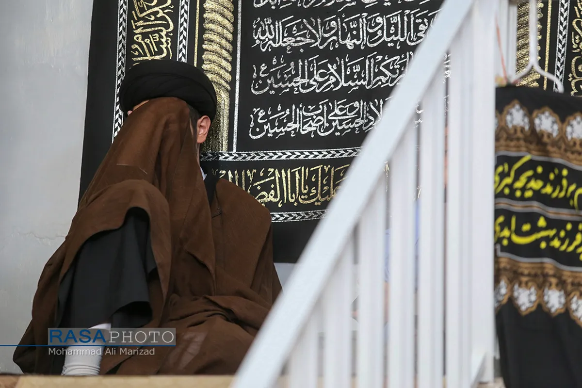 عزاداری روز هشتم محرم در بیت حضرت آیت الله شبیری زنجانی