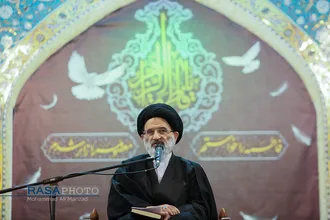 مراسم چهلم مرحوم آیت الله مجتهد شبستری در حرم کریمه اهل&zwnj;بیت (ع)