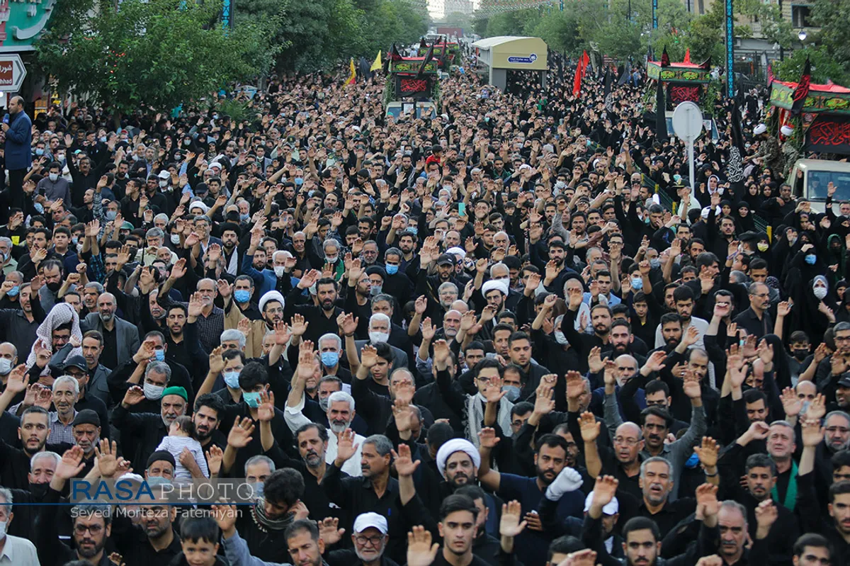 تشییع پیکر پاک شهدای خانطومان در مشهد مقدس
