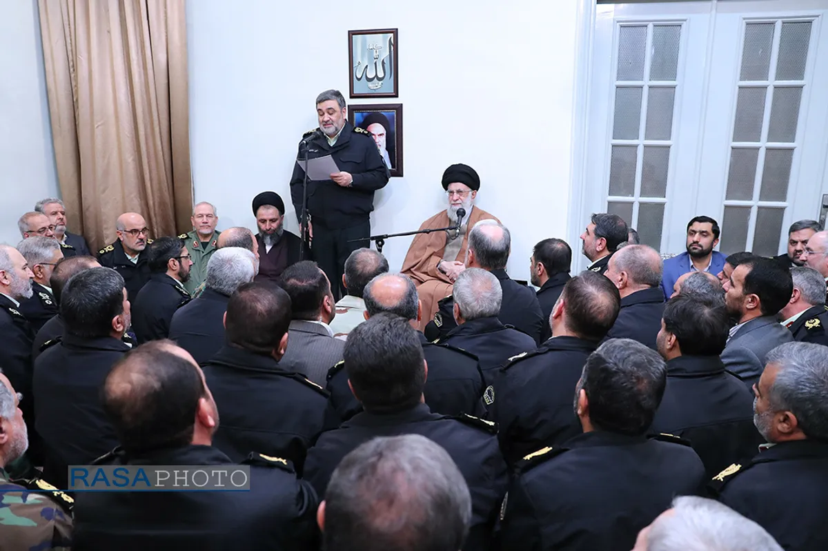 دیدار فرماندهان نیروی انتظامی با فرمانده کل قوا