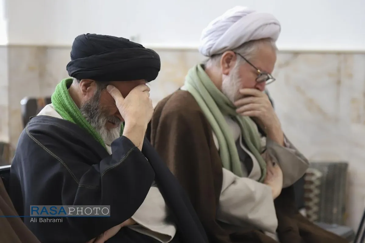 عزاداری روز شهادت حضرت امام موسی کاظم (علیه السلام) در بیت حضرت آیت الله نوری همدانی