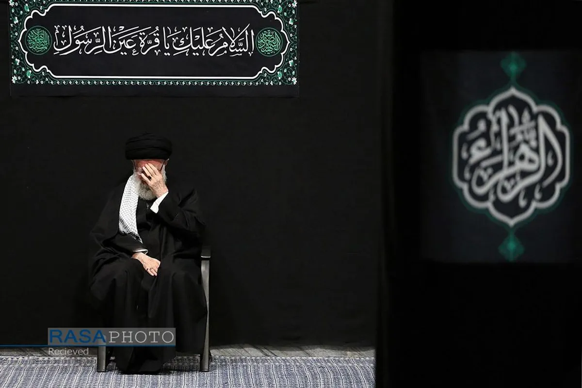دومین شب مراسم عزاداری حضرت زهرا (سلام&zwnj;الله&zwnj;علیها) با حضور رهبر انقلاب