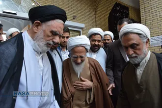 اجتماع عظیم حوزویان خراسان با عنوان رسالت حوزه&zwnj;های علمیه با سخنرانی حضرت آیت الله جوادی آملی