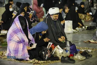 مراسم احیاء شب ۱۹ ماه مبارک رمضان ۱۴۰۴ در حرم کریمه اهلبیت (س)