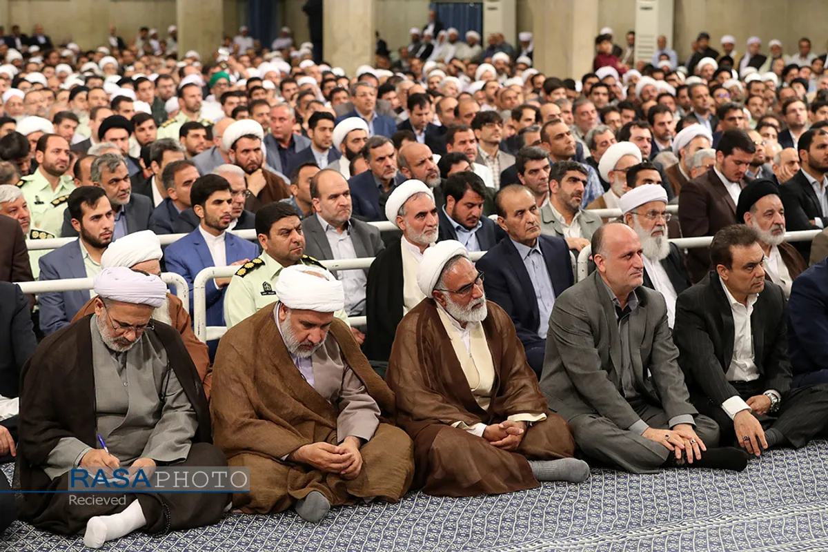دیدار دست اندرکاران و کارگزاران حج با مقام معظم رهبری