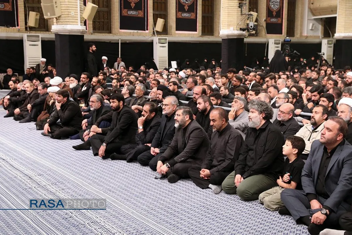 دومین شب مراسم عزاداری حضرت اباعبدالله الحسین (علیه&zwnj;السلام) با حضور رهبر انقلاب