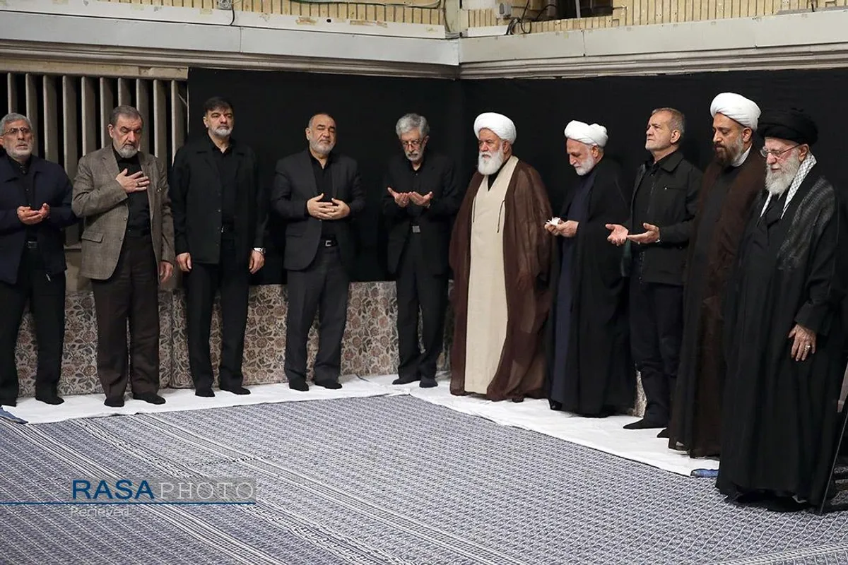 مراسم عزاداری شام غریبان حسینی (علیه&zwnj;السلام) در حسینیه امام خمینی (ره)