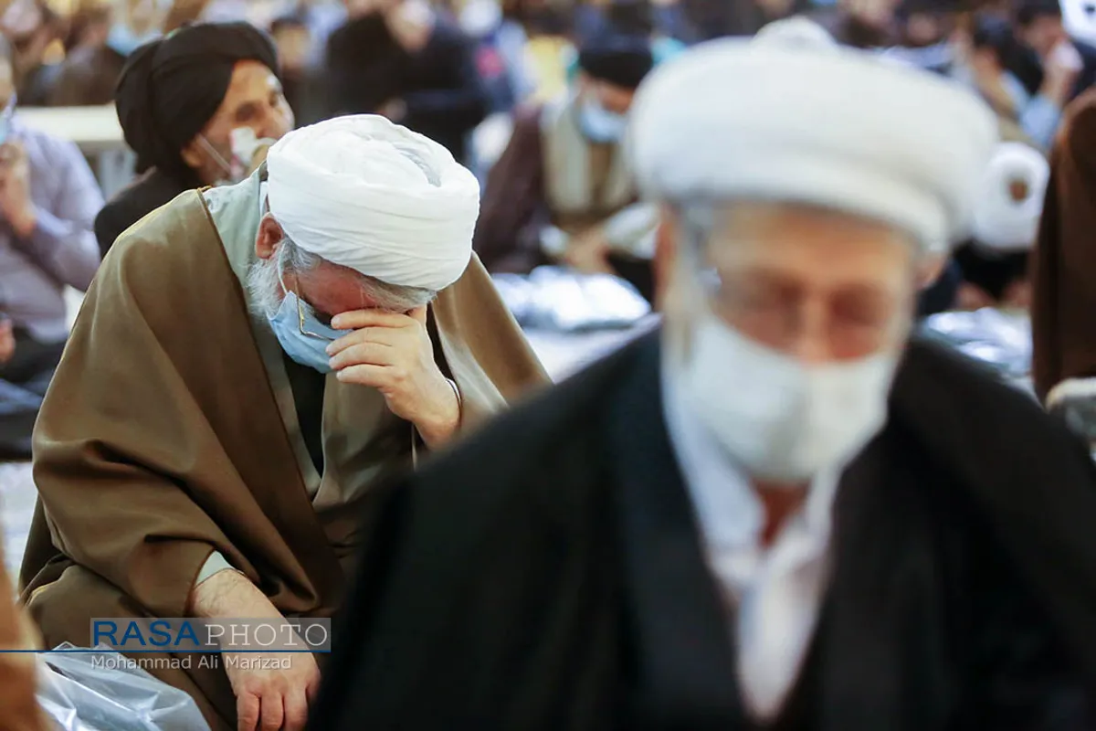 مراسم چهلم مرحوم آیت الله مجتهد شبستری در حرم کریمه اهل&zwnj;بیت (ع)