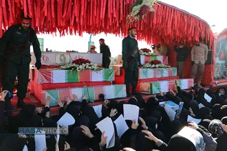 تشییع ۲۲ شهید دفاع مقدس در اصفهان&lrm;&lrm;