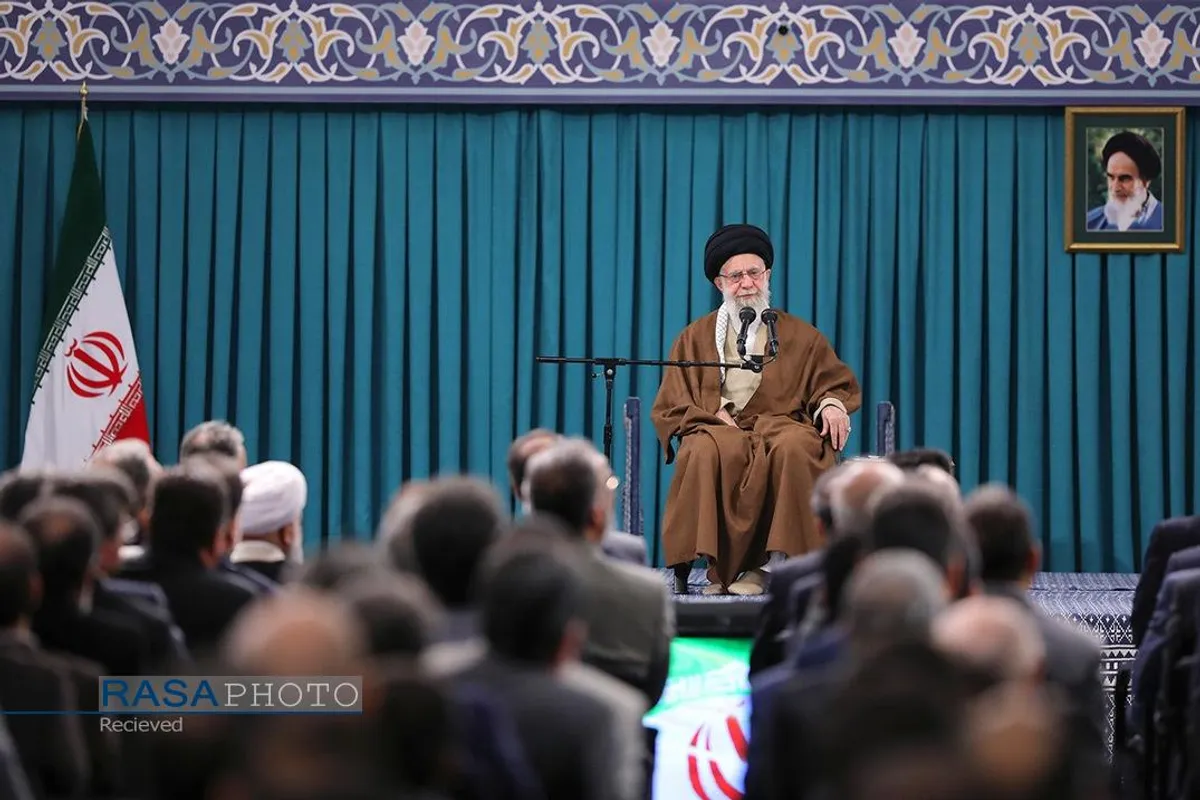 دیدار تولیدکنندگان و فعالان اقتصادی با مقام معظم رهبری