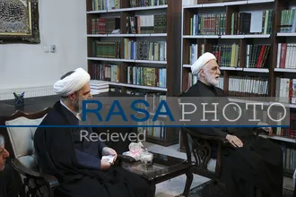 دیدار رئیس قوه قضائیه با حضرت آیت الله نوری همدانی
