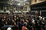 آخرین شب مراسم عزاداری حضرت اباعبدالله الحسین (علیه&zwnj;السلام) با حضور مقام معظم رهبری