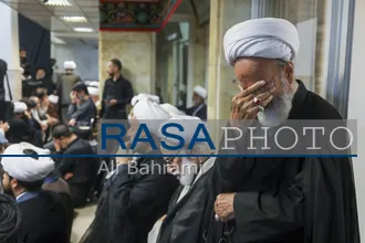 گرامیداشت رهبر شهید انقلاب در بیت حضرت آیت الله نوری همدانی