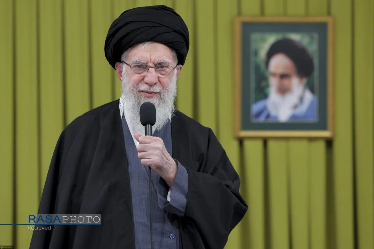 رهبر بزرگ آزادی خواهان جهان حضرت آیت&zwnj;الله&zwnj;العظمی خامنه ای به ملکوت اعلی پیوست