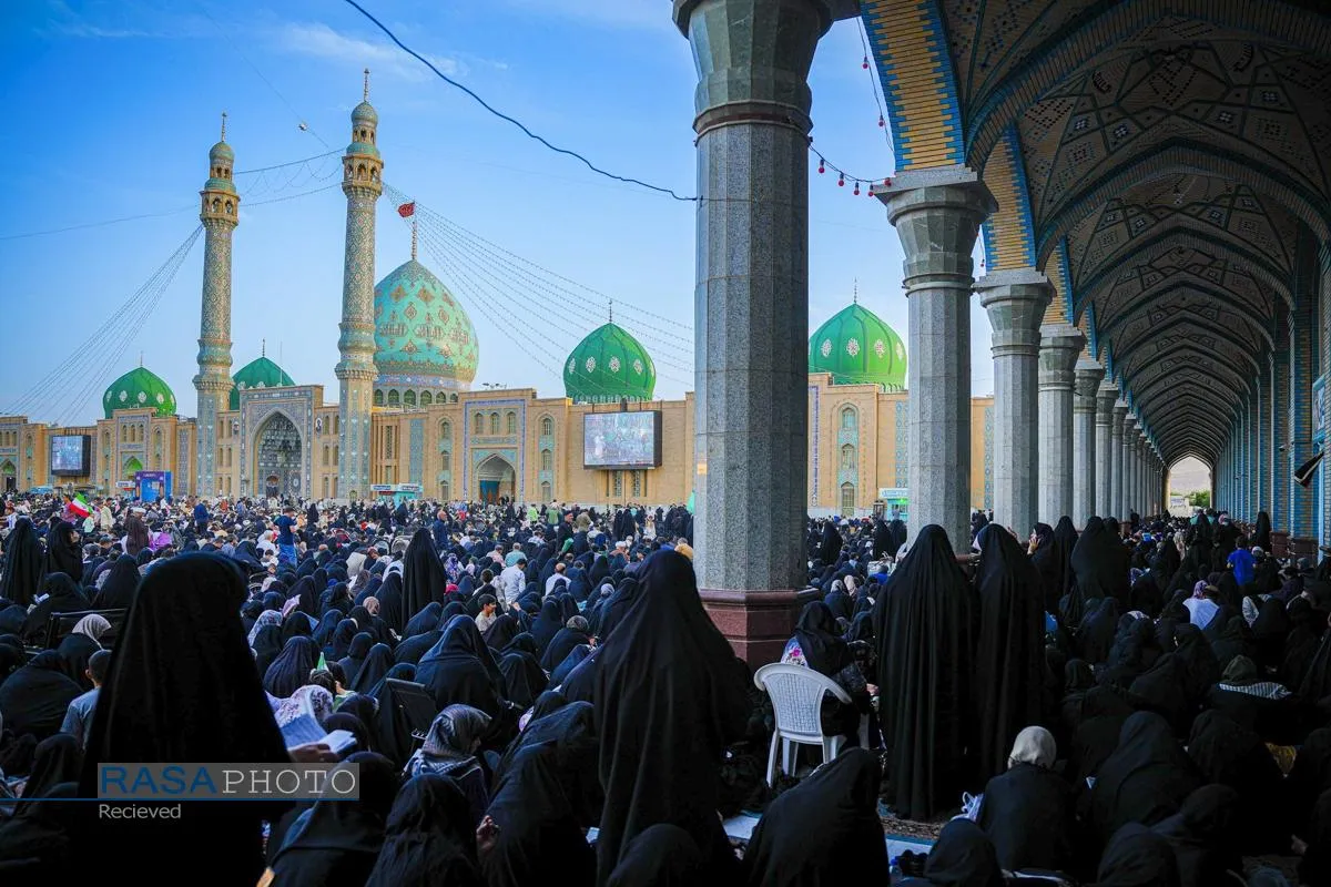 مراسم پر فیض دعای عرفه در مسجد مقدس جمکران